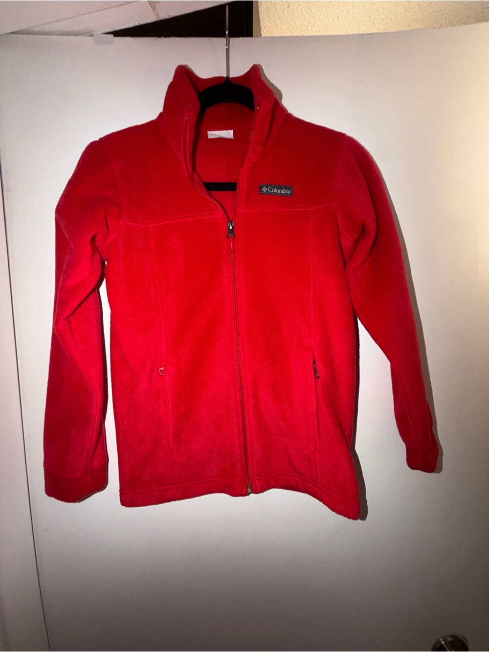 Columbia Kids Red Full-Zip Fleece Jacket